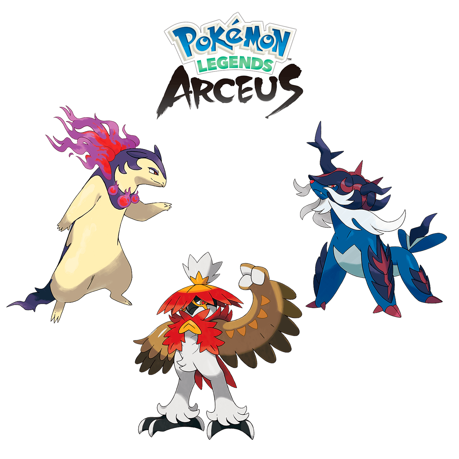 Revelada la forma final de los iniciales de Pokemon Legends Arceus